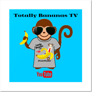 TBTV Cool Monkey With Merch *SUPER CUTE* Posters and Art